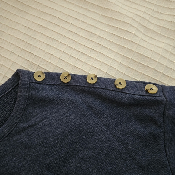 Coft & Barrow Petite Blue Sweatshirt - Picture 4 of 9
